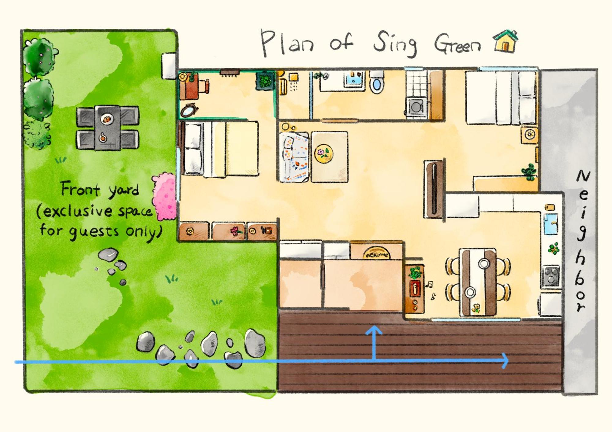 Nhà nghỉ Sing Green_seoul Painting Poetry And Songs
